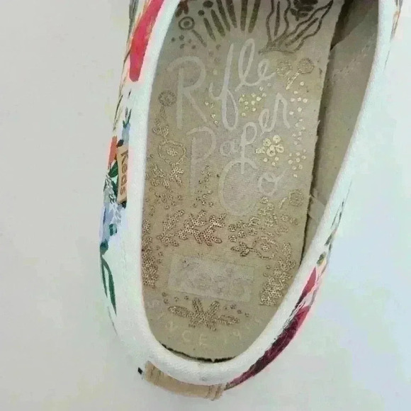 Keds x Rifle Paper Company Floral Sneakers Shoes  Sz 10 - Picture 11 of 14